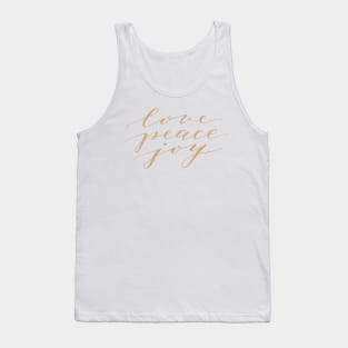 Love Peace Joy Tank Top